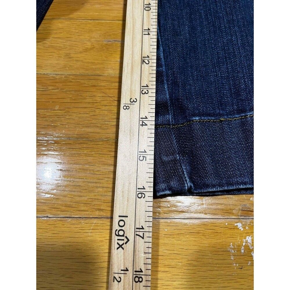 Ann Taylor Capris Womens 8P Blue Modern Fit Lindsay Flap Pockets Stretch Office - Picture 6 of 8
